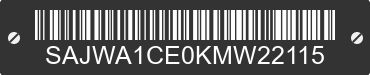 2019 JAGUAR XJ SAJWA1CE0KMW22115 VIN decoded
