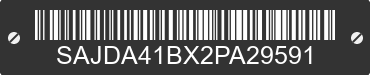 2002 JAGUAR XKR SAJDA41BX2PA29591 VIN decoded