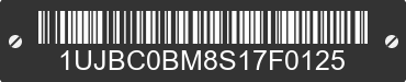 2025 JAY FLIGHT 235MBH 1UJBC0BM8S17F0125 VIN decoded