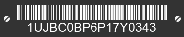 2023 JAY FLIGHT 265RLS 1UJBC0BP6P17Y0343 VIN decoded