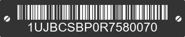 2024 JAY FLIGHT 265THW 1UJBCSBP0R7580070 VIN decoded