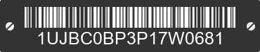 2023 JAY FLIGHT 267BHS 1UJBC0BP3P17W0681 VIN decoded
