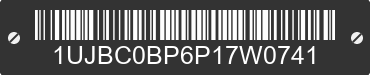 2023 JAY FLIGHT 267BHS 1UJBC0BP6P17W0741 VIN decoded