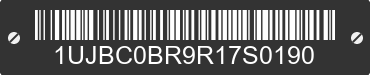 2024 JAY FLIGHT 284 BHS 1UJBC0BR9R17S0190 VIN decoded