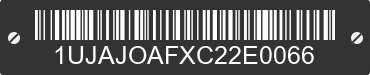 2012 JAYCO Jayco 1UJAJOAFXC22E0066 VIN decoded