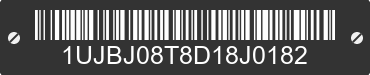 2013 JAYCO Jayco 1UJBJ08T8D18J0182 VIN decoded
