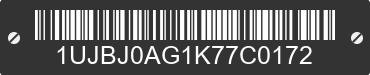 2019 JAYCO Jayco 1UJBJ0AG1K77C0172 VIN decoded