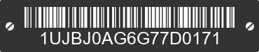 2016 JAYCO Jayco 1UJBJ0AG6G77D0171 VIN decoded