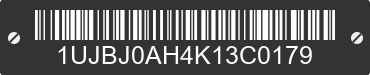 2019 JAYCO Jayco 1UJBJ0AH4K13C0179 VIN decoded