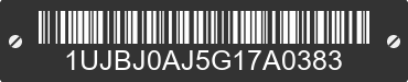 2016 JAYCO Jayco 1UJBJ0AJ5G17A0383 VIN decoded