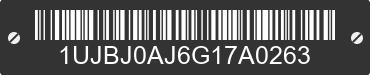 2016 JAYCO Jayco 1UJBJ0AJ6G17A0263 VIN decoded