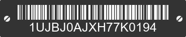 2017 JAYCO Jayco 1UJBJ0AJXH77K0194 VIN decoded