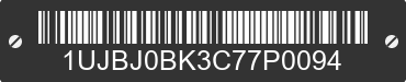 2012 JAYCO Jayco 1UJBJ0BK3C77P0094 VIN decoded
