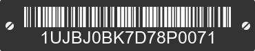2013 JAYCO Jayco 1UJBJ0BK7D78P0071 VIN decoded