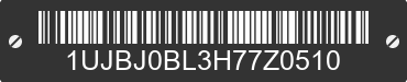 2017 JAYCO Jayco 1UJBJ0BL3H77Z0510 VIN decoded