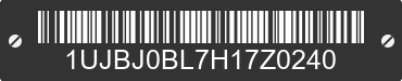 2017 JAYCO Jayco 1UJBJ0BL7H17Z0240 VIN decoded