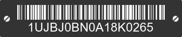 2010 JAYCO Jayco 1UJBJ0BN0A18K0265 VIN decoded