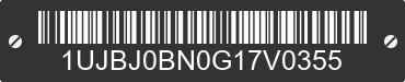 2016 JAYCO Jayco 1UJBJ0BN0G17V0355 VIN decoded