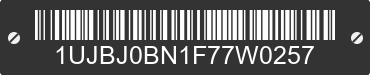 2015 JAYCO Jayco 1UJBJ0BN1F77W0257 VIN decoded