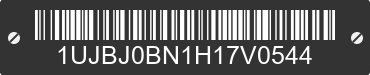 2017 JAYCO Jayco 1UJBJ0BN1H17V0544 VIN decoded
