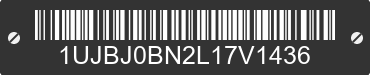 2020 JAYCO Jayco 1UJBJ0BN2L17V1436 VIN decoded