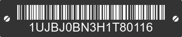 2017 JAYCO Jayco 1UJBJ0BN3H1T80116 VIN decoded