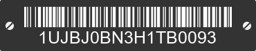 2017 JAYCO Jayco 1UJBJ0BN3H1TB0093 VIN decoded