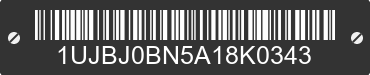 2010 JAYCO Jayco 1UJBJ0BN5A18K0343 VIN decoded