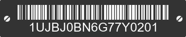 2016 JAYCO Jayco 1UJBJ0BN6G77Y0201 VIN decoded