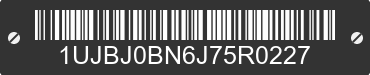 2018 JAYCO Jayco 1UJBJ0BN6J75R0227 VIN decoded