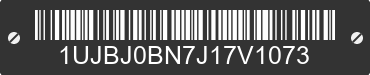 2018 JAYCO Jayco 1UJBJ0BN7J17V1073 VIN decoded