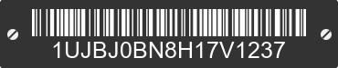 2017 JAYCO Jayco 1UJBJ0BN8H17V1237 VIN decoded