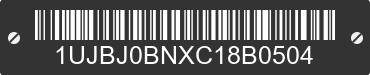 2012 JAYCO Jayco 1UJBJ0BNXC18B0504 VIN decoded