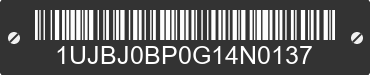 2016 JAYCO Jayco 1UJBJ0BP0G14N0137 VIN decoded