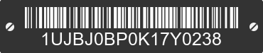 2019 JAYCO Jayco 1UJBJ0BP0K17Y0238 VIN decoded