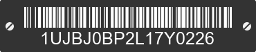 2020 JAYCO Jayco 1UJBJ0BP2L17Y0226 VIN decoded