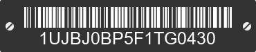 2015 JAYCO Jayco 1UJBJ0BP5F1TG0430 VIN decoded