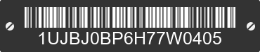 2017 JAYCO Jayco 1UJBJ0BP6H77W0405 VIN decoded