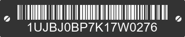 2019 JAYCO Jayco 1UJBJ0BP7K17W0276 VIN decoded