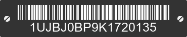 2019 JAYCO Jayco 1UJBJ0BP9K1720135 VIN decoded