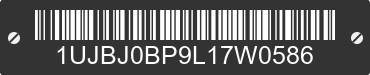 2020 JAYCO Jayco 1UJBJ0BP9L17W0586 VIN decoded