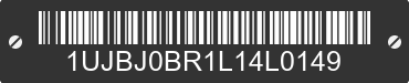 2020 JAYCO Jayco 1UJBJ0BR1L14L0149 VIN decoded
