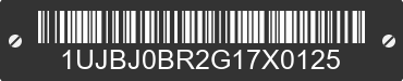 2016 JAYCO Jayco 1UJBJ0BR2G17X0125 VIN decoded