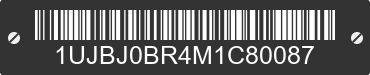 2021 JAYCO Jayco 1UJBJ0BR4M1C80087 VIN decoded