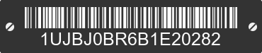 2011 JAYCO Jayco 1UJBJ0BR6B1E20282 VIN decoded