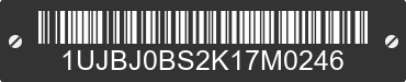 2019 JAYCO Jayco 1UJBJ0BS2K17M0246 VIN decoded