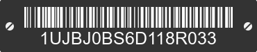 2013 JAYCO Jayco 1UJBJ0BS6D118R033 VIN decoded