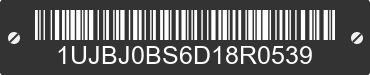 2013 JAYCO Jayco 1UJBJ0BS6D18R0539 VIN decoded