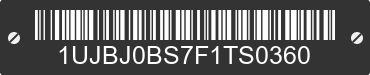 2015 JAYCO Jayco 1UJBJ0BS7F1TS0360 VIN decoded