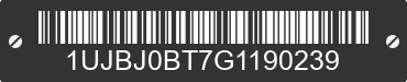 2016 JAYCO Jayco 1UJBJ0BT7G1190239 VIN decoded